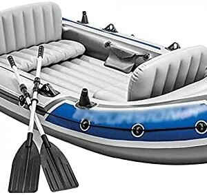 KUANDARMX Kayak Inflable Barco Balsa 4 Personas Kayak Inflable con Carpa Canoa Inflable Kayak Inflable para Pesca De Surf De Verano