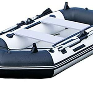 Priority Culture Kayak Hinchable con Hélice De Aleación De Aluminio Canoa Apto para Pescar Y Jugar En La Costa. Kayak De Mar Rigido Los 200-300cm (Color : Blue+Gray, Size : 300 * 136cm)