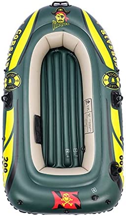 Spacmirrors Kayak, Kayak Inflable, Kayaks de Pesca de Doble válvula de PVC para 2 Personas, Barco de Pesca antidesgaste para Piscina Sea Lake