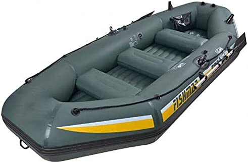 Spacmirrors Kayak Inflable Resistente para Adultos, Bote Inflable de PVC para Pescar en Bote o Jugar en Lagos, ríos, Kayak, Botes,
